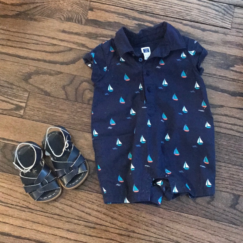 Janie and jack Sail boat romper